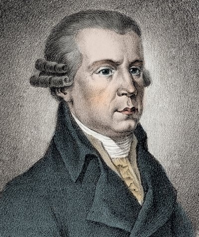 Retrato de Johann Georg Albrechtsberger (1736-1809) músico austriaco de Unknown artist