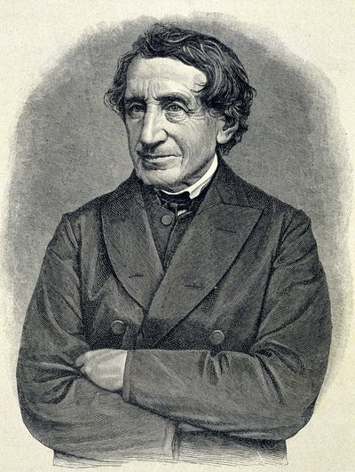Retrato de Johann Joseph Ignaz von Dollinger (1799-1890), sacerdote alemán y profesor de historia eclesiástica de Unknown artist