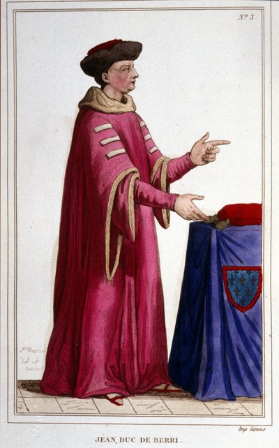 Retrato de Juan, Duque de Berry (1340 - 1416). de Unknown artist