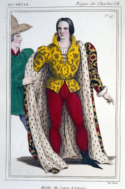 Retrato de Juan III de Astarac (fallecido en 1503) de Unknown artist