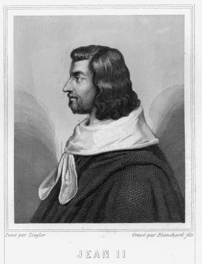 Retrato de Juan II el Bueno (1319 - 1364), Rey de Francia - en 