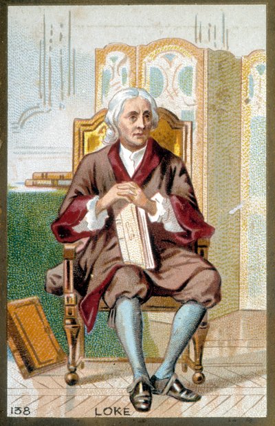 Retrato de John Locke (1632-1704), filósofo inglés. de Unknown artist