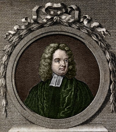 Retrato de Jonathan Swift. Escritor irlandés (1667-1745). de Unknown artist