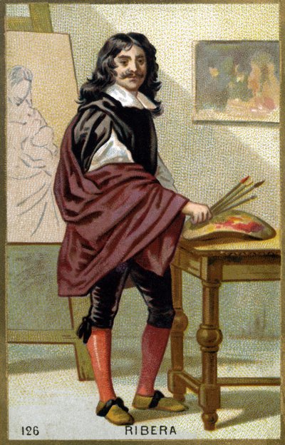 Retrato de José de Ribera, conocido como el Españoleto (1591-1652), pintor y grabador español de Unknown artist