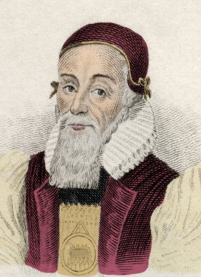 Retrato de Joseph Hall (1574-1656) obispo inglés de Unknown artist