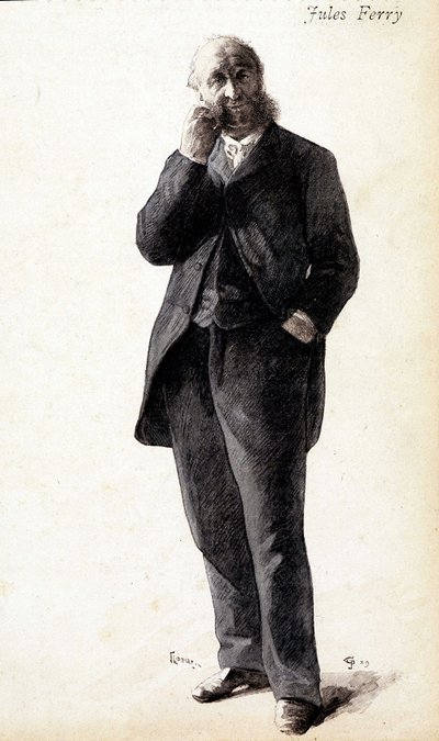 Retrato de Jules Ferry, circa 1880 de Unknown artist