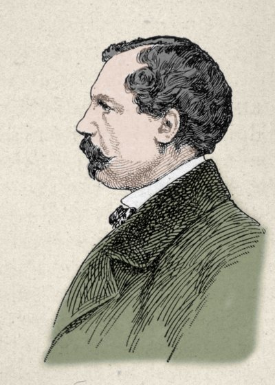 Retrato de Jules de Goncourt (1830-1870), escritor francés de Unknown artist