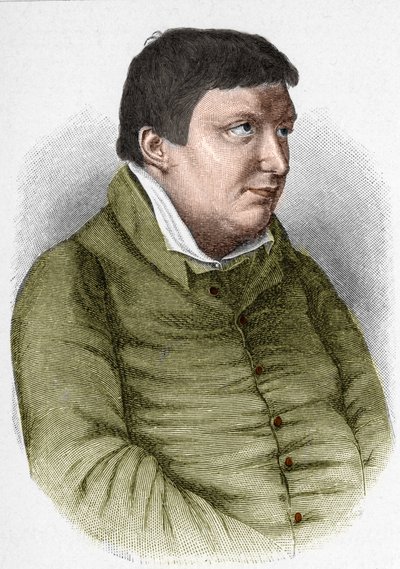 Retrato de Karl Wilhelm Friedrich von Schlegel (1772-1829) filósofo, crítico y escritor alemán del Movimiento Romántico de Unknown artist