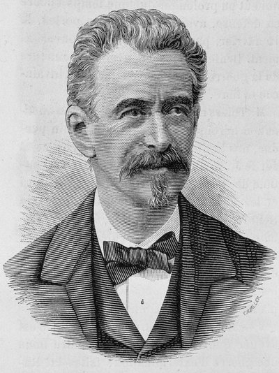 Retrato de Keller. Grabado de finales del siglo XIX en “Histoire de France” de H. Martin. de Unknown artist