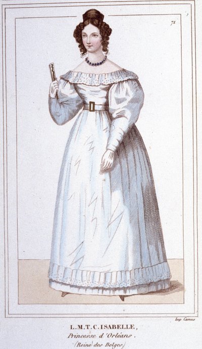 Retrato de LOUISE MARIE THERESE CHARLOTTE ISABELLE D