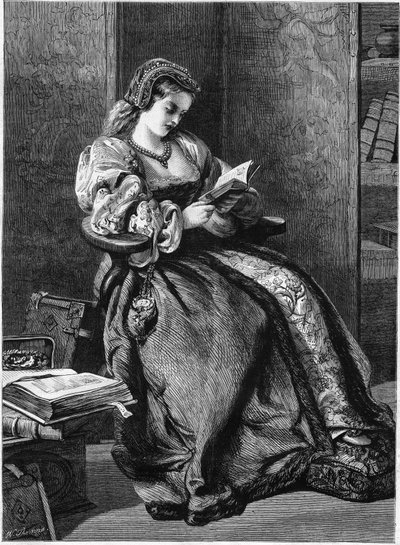 Retrato de Lady Jeanne Grey. de Unknown artist