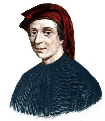 Retrato de Leonardo Fibonacci (1170-1245). Matemático italiano de Unknown artist