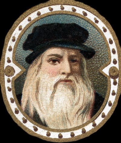 Retrato de Leonardo da Vinci (1452 - 1519) de Unknown artist