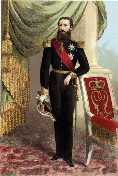 Retrato de Leopoldo II, Rey de los Belgas de Unknown artist
