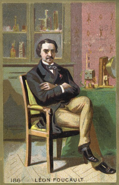 Retrato de Léon Foucault (1819-1868), físico francés. de Unknown artist
