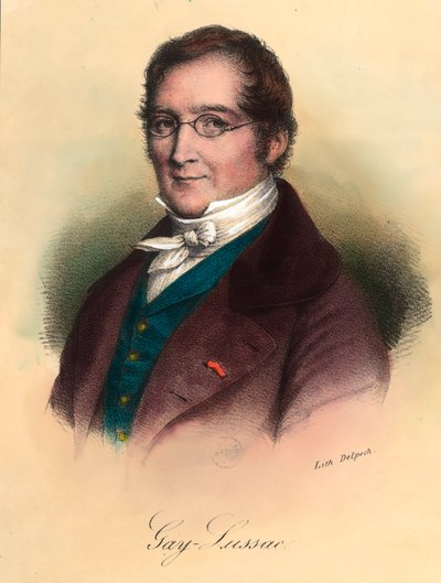 Retrato de Louis-Joseph Gay-Lussac, químico y físico francés de Unknown artist