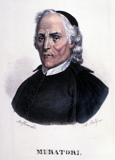 Retrato de Louis Antoine Muratori de Unknown artist