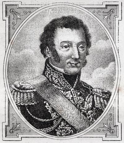Retrato de Louis Auguste Victor de Ghaisne de Bourmont (1773-1846), mariscal de Francia de Unknown artist