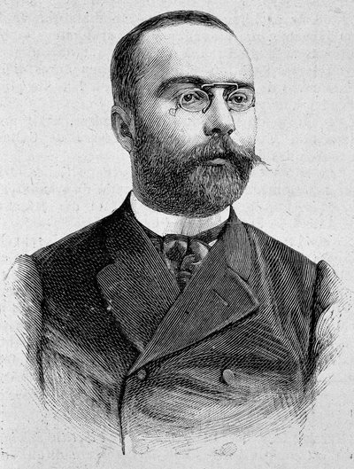 Retrato de Louis Barthou (1862 - 1934). Grabado de finales del siglo XIX en "Histoire de France" por H. Martin. de Unknown artist