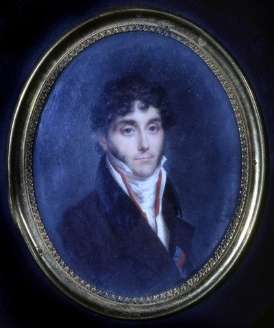 Retrato de Louis Mathieu, Conde de Molé (1781 - 1855), medallón de Unknown artist