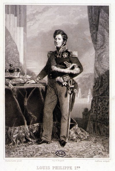 Retrato de Luis Felipe I, Rey de los Franceses de Unknown artist