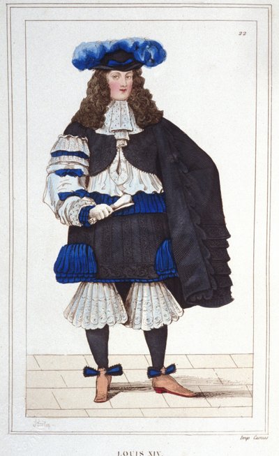 Retrato de Luis XIV (1638 - 1715), Rey de Francia de Unknown artist