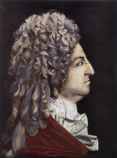 Retrato de Luis XIV - medallón de cera, habitación del Rey, Palacio de Versalles de Unknown artist