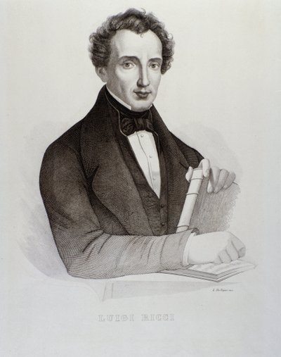 Retrato de Luigi Ricci de Unknown artist