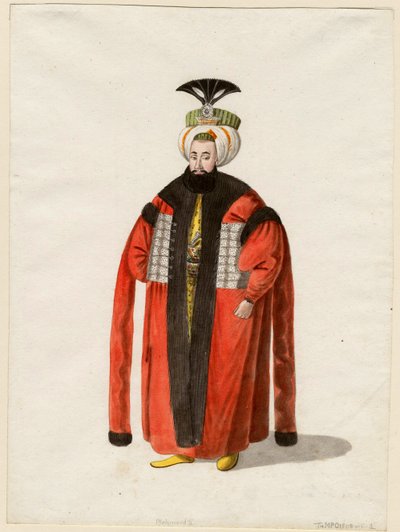 Retrato de Mahmud II (1785-1839) de Unknown artist