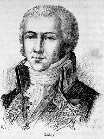 Retrato de Manuel de Godoy, Duque de Alcudia, Príncipe de la Paz (1767-1851), político español de Unknown artist