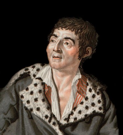 Retrato de Marat (1743-1793) - retrato de Jean-Paul Marat (1743-1793) político, periodista francés - grabado por Angélique Allais de Unknown artist