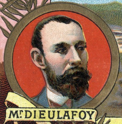 Retrato de Marcel Auguste Dieulafoy de Unknown artist