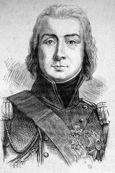 Retrato del Mariscal Bessieres, Duque de Istria (1768 - 1813) - en "Los Contemporáneos", s.f. finales del siglo XIX de Unknown artist