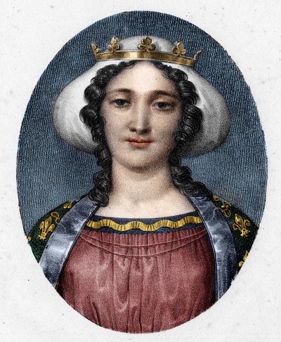 Retrato de Margarita de Provenza (1221 - 1295), reina de Francia de Unknown artist