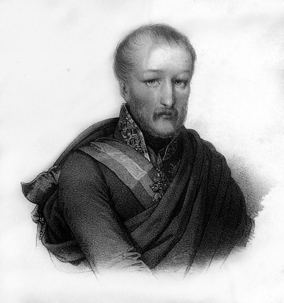 Retrato de María José Isidoro de Borbón, Don Carlos (1788-1855) infante de España, grabado del siglo XIX de Unknown artist