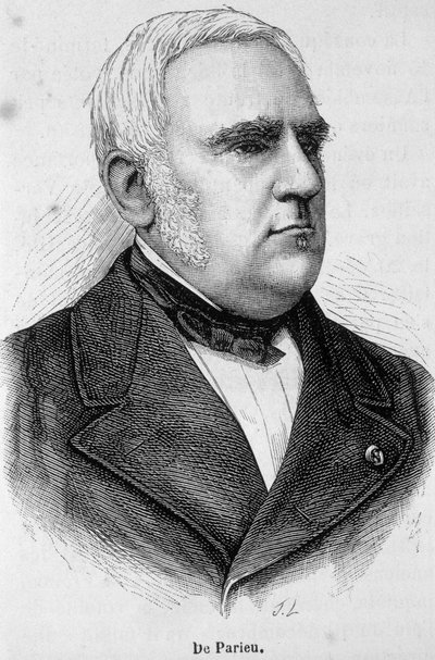 Retrato de Marie Louis Esquirou de Parieu, político francés (1815 - 1893) de Unknown artist