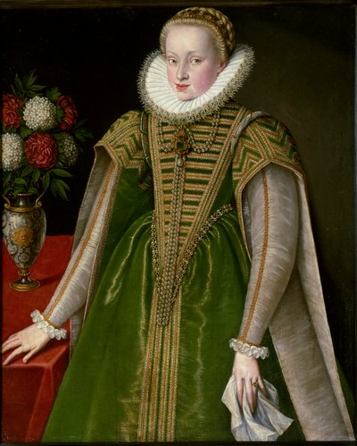 Retrato de María Cristina de Austria, esposa de Segismundo I Bathory de Unknown artist