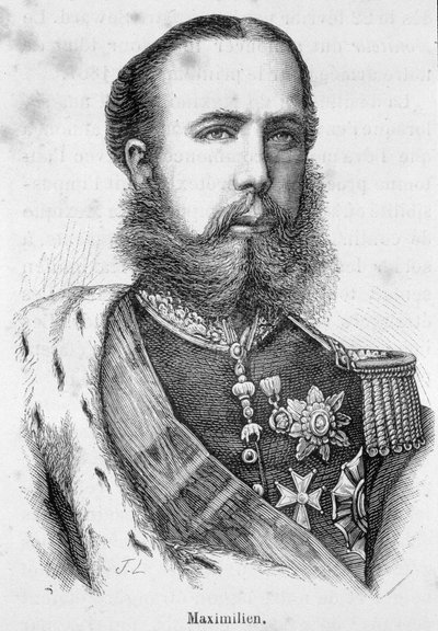Retrato de Maximiliano I de México o Fernando Maximiliano José, Príncipe Imperial y Archiduque de Austria, Príncipe Real de Hungría y Bohemia (1832- 1867) de Unknown artist