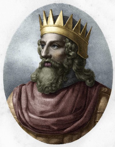 Retrato de Meroveo (v. 448-v. 458). de Unknown artist