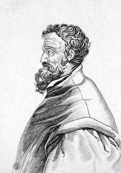 Retrato de Miguel Ángel Buonarroti de Unknown artist