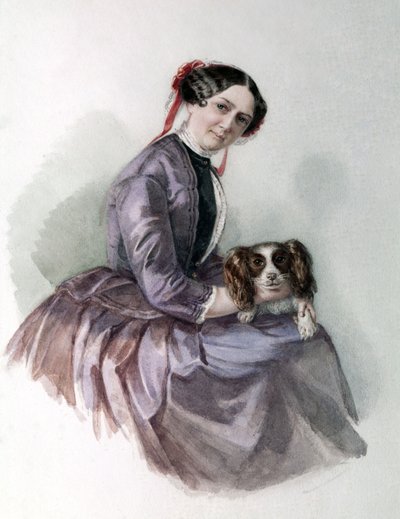 Retrato de Minna Wagner, esposa de Richard Wagner, Museo Wagner Bayreuth de Unknown artist