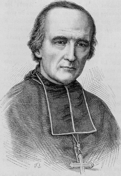 Retrato de Monseñor Darboy (1813 - 1871), Arzobispo de París. Grabado de finales del siglo XIX en “Historia de Francia” de H. Martin. de Unknown artist