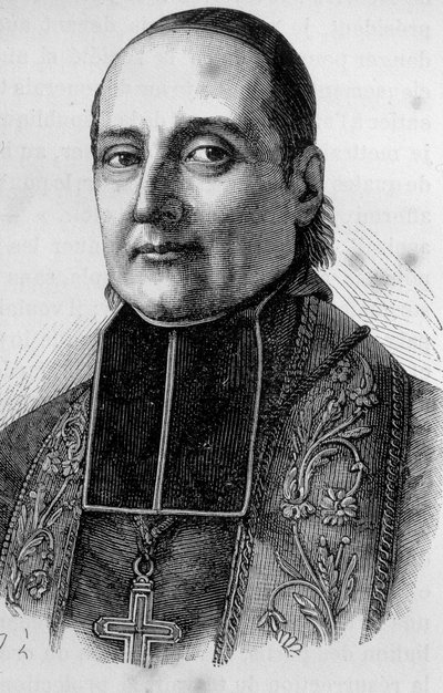 Retrato de Monseñor Sibour, prelado francés (1792 -1857) de Unknown artist
