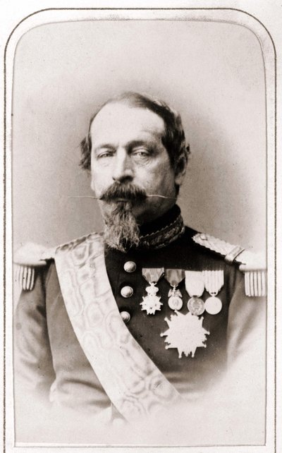 Retrato de Napoleón III. Fotografía del siglo XIX de Unknown artist