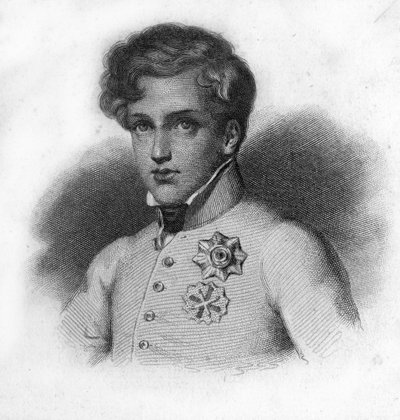 Retrato de Napoleón II, hijo de Napoleón I, Duque de Reichstadt (1811-1832) de Unknown artist