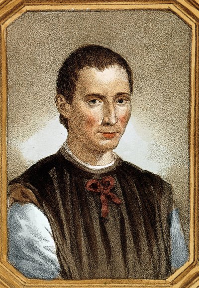 Retrato de Niccolò di Bernardo dei Machiavelli (Nicolás Maquiavelo) de Unknown artist