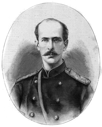 Retrato de Nicholas Maximilianovich de Leuchtenberg, Duque de Leuchtenberg y Príncipe Romanovsky (1843-1891) - El ilustre diario de 1891 de Unknown artist