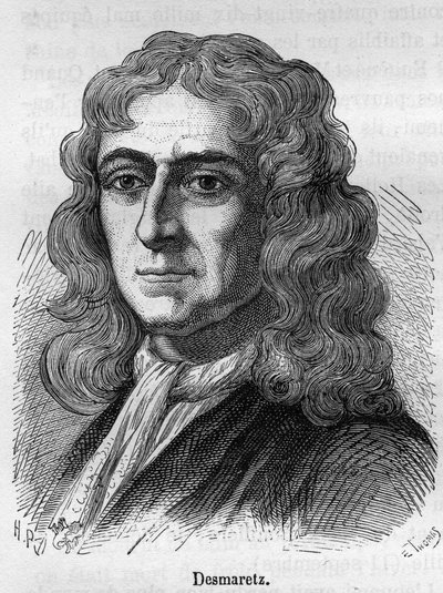 Retrato de Nicolas Desmarets o Desmaretz, señor de Maillebois y sobrino de Colbert. 1648-1721 de Unknown artist