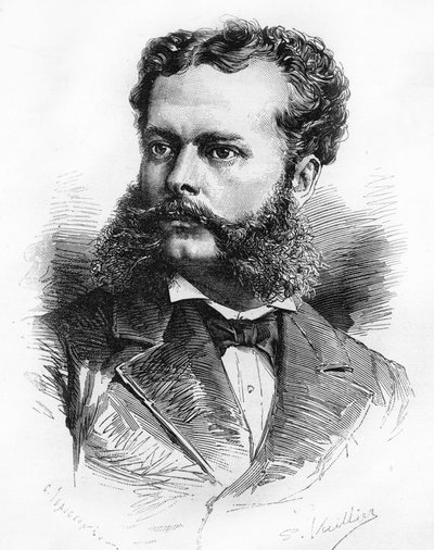 Retrato de Nicolás de Piérola, Presidente de la República del Perú de 1895 a 1899 de Unknown artist