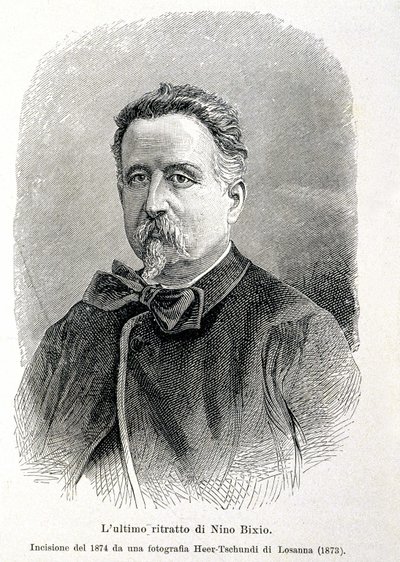 Retrato de Nino Bixio (1821-1873) político italiano de Unknown artist